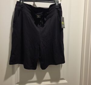 Athletic Works Black Athletic Drawstring Shorts